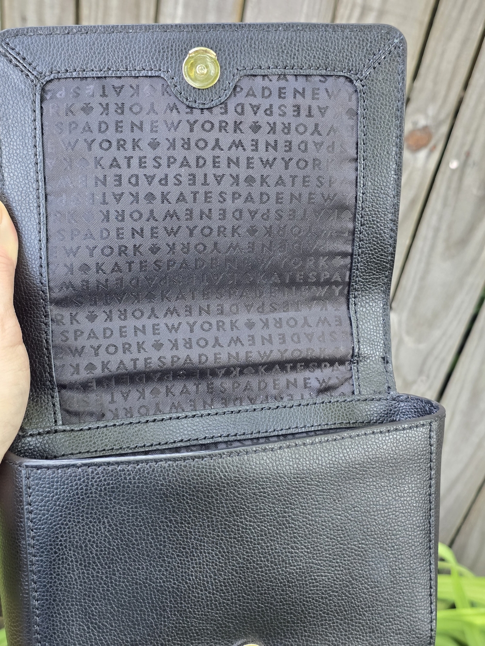 kate spade Black Leather Crossbody Satchel - Picture 8 of 8